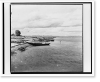 Historic Framed Print, Na riekie Tobol u sela Gileva. E&#x0307;tiud,  17-7/8" x 21-7/8"
