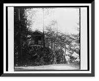 Historic Framed Print, Chasovnia na Georgi&#x0304;evskom kamnie. (Chasovnia nazyv. Georgi&#x0304;evskoi). [Rieka Chusovaia],  17-7/8" x 21-7/8"