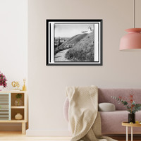 Historic Framed Print, Val i chast' ogrady Uspenskago sobora v Tobol'skie,  17-7/8" x 21-7/8"