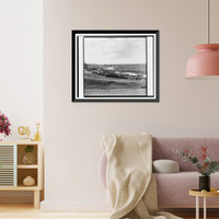 Historic Framed Print, Dolina r. Iseti okolo Shadrinska s Tumanovskoi gory,  17-7/8" x 21-7/8"