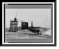 Wyoming. Casper (vicinity). Oil well pump on Salt Creek, Antique Wall Art
