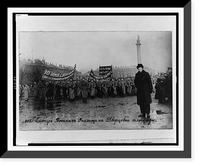 Inspection of the Military Schools on the Dvortsovyi Square, Petrograd, Antique Poster