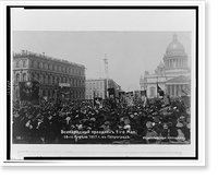 The 1st of May celebration, Isaakievskii Square, Petrograd, Vintage Poster