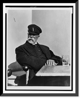 Tomas G. Masaryk, half-length portrait, seated at bar, facing slightly left.Foto K. Capek. Classic, Vintage Wall Art