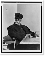 Tomas G. Masaryk, half-length portrait, seated at bar, facing slightly left.Foto K. Capek. Classic, Vintage Wall Art