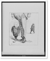 Historic Framed Print, Why is it such Republicans as Reed & Harrison won't speak?,  17-7/8" x 21-7/8"