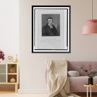 Antique Photo Print - The Rev. Dr. Dalcho.painted by C. Fraser; eng (1)