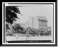 Department of Justice. Just before removal. Site of Treasury Annex, Washington, D.C, Antique Print