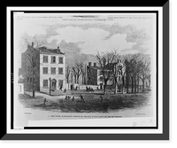 The great tragedy in Washington. carrying the dead body of Philip Barton Key into the club-house, Vintage Wall Art
