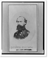 Historic Framed Print, Maj. Gen. Granger,  17-7/8" x 21-7/8"