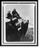 Historic Framed Print, General McCallum on Lookout Mountain,  17-7/8" x 21-7/8"