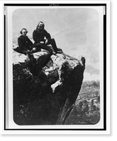 Historic Framed Print, General McCallum on Lookout Mountain,  17-7/8" x 21-7/8"