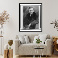 Antique Portrait - Olaus Johan Murie, half-length portrait, seated