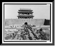 Historic Framed Print, [Hata-men Gate, Peking, Hopeh province, China],  17-7/8" x 21-7/8"
