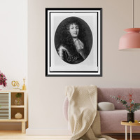 Louis XIV, King of France, head-and-shoulders portrait, facing slightly right, wearing armor.Goupil & Co., Paris, Historic Reproduction