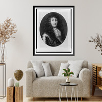 Louis XIV, King of France, head-and-shoulders portrait, facing slightly right, wearing armor.Goupil & Co., Paris, Historic Reproduction