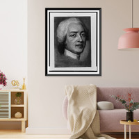 Historic Framed Print, [Louis XV, King of France, head-and-shoulders portrait, facing slightly right],  17-7/8" x 21-7/8"