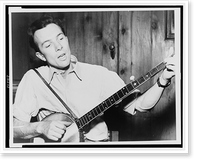 Historic Portrait - Pete Seeger, head-and-shoulders portrait