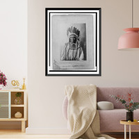 Geronimo, half-length portrait, facing front.photo by A.B. Canady, Altoona, Kas., U.S.A. - 2, Vintage Poster