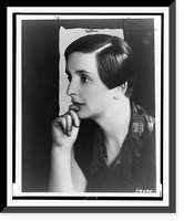 Kate O'Brien, head-and-shoulders portrait, facing left, Vintage Wall Art