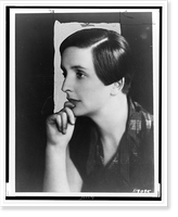 Kate O'Brien, head-and-shoulders portrait, facing left, Vintage Wall Art