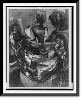 Historic Framed Print, Via crucis #8.Ernest Freed '51. - 2,  17-7/8" x 21-7/8"