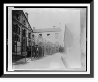 Hoffman Island - Immigrants from smallpox ship held for observation Classic, Historic Reproduction