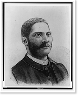 Historic Framed Print, [Bishop Alexander Walters, head-and-shoulders portrait, facing right],  17-7/8" x 21-7/8"