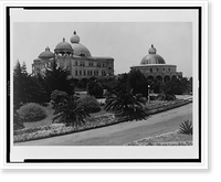 Historic Framed Print, [Raja Yoga Academy and Aryan Memorial Temple at the International Theosophical Headquarters, Point Loma, Calif.],  17-7/8" x 21-7/8"
