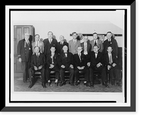 Group portrait of the twelve-man jury selected for the income tax evasion trial of Al Capone, Antique Print