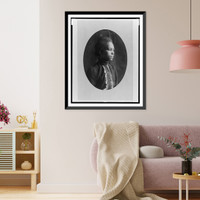Historic Framed Print, [African American woman, half-length portrait, facing right] - 2,  17-7/8" x 21-7/8"