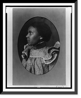 Historic Framed Print, [African American woman, head-and-shoulders portrait, left profile] - 2,  17-7/8" x 21-7/8"