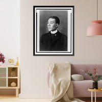 Historic Framed Print, [African American man, head-and-shoulders portrait, facing left] - 2,  17-7/8" x 21-7/8"