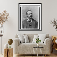 Reverend Henry Hugh Proctor, pastor of the First Congregational Church, Atlanta, Georgia; head-and-shoulders portrait, facing right Classic, Vintage Print
