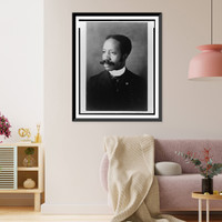 Historic Framed Print, [African American man, head-and-shoulders portrait, facing left] - 3,  17-7/8" x 21-7/8"
