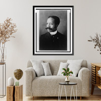 Historic Framed Print, [African American man, head-and-shoulders portrait, facing left] - 3,  17-7/8" x 21-7/8"