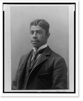 Historic Framed Print, [African American man, head-and-shoulders length portrait, facing left],  17-7/8" x 21-7/8"