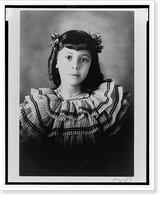 Historic Framed Print, [African American girl, head-and-shoulders portrait, facing front] - 2,  17-7/8" x 21-7/8"