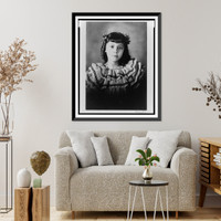 Historic Framed Print, [African American girl, head-and-shoulders portrait, facing front] - 2,  17-7/8" x 21-7/8"