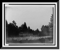 Historic Framed Print, [Unidentified cemetery in Georgia] - 2,  17-7/8" x 21-7/8"