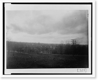 Historic Framed Print, [Bird's-eye view of community in Georgia] - 2,  17-7/8" x 21-7/8"