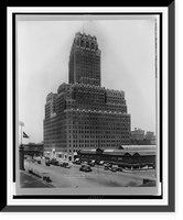 Historic Framed Print, New York Telephone Bldg., West & Vesey Sts.,  17-7/8" x 21-7/8"
