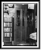 Historic Framed Print, [The telephone booth in which Vincent Coll was murdered],  17-7/8" x 21-7/8"
