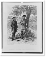 Interview between Grant and Pemberton.drawn by H.L. Stephens ; engd. by Augustus Robin, N.Y, Vintage Print