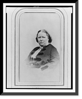 Historic Framed Print, [Mrs. Cobb, half-length portrait, facing left],  17-7/8" x 21-7/8"