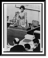 Historic Framed Print, Witness, Mrs. Zivia Lubetkin Zuckerman,  17-7/8" x 21-7/8"