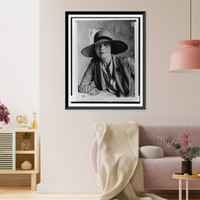 Eleanor Medill Patterson, half-length portrait, seated, facing front, Historic Print