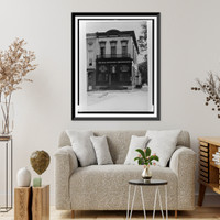 Old Eastern Bank, Eufaula, Alabama, Vintage Print