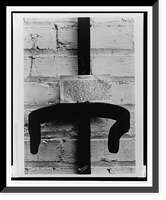 Bell rack as displayed in museum - Mobile, Alabama, Antique Poster