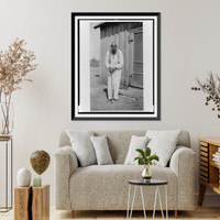 Historic Framed Print, Jas. Boyd, ex-slave, Waco - 2,  17-7/8" x 21-7/8"